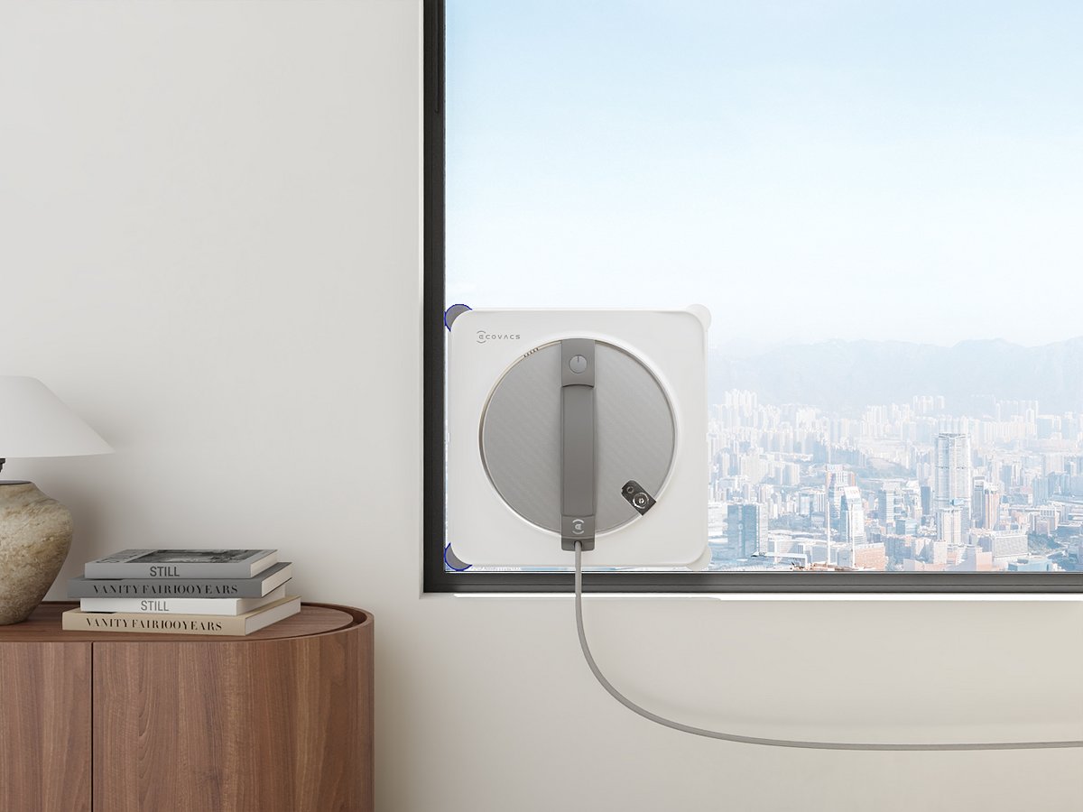 Avec TruEdge, le robot peut atteindre les coins ©Ecovacs