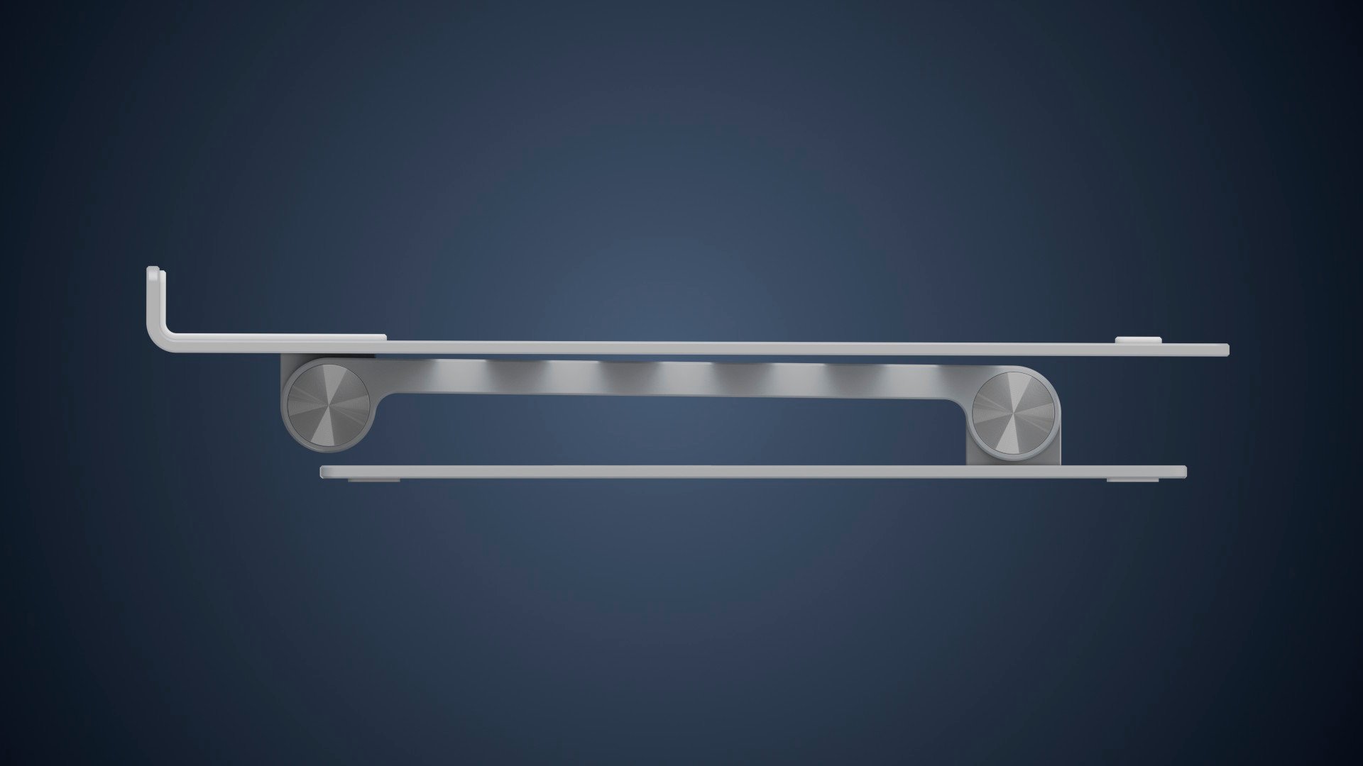 Le support Adjustable Laptop Stand replié.©Razer