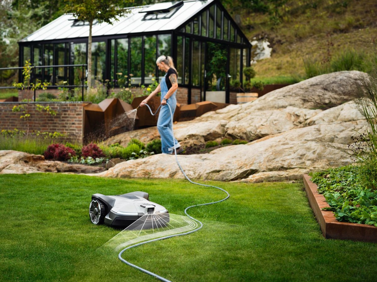 Les nouveaux robots tondeuses de Husqvarna sont doté de la vision assistée par intelligence artificielle. ©Husqvarna