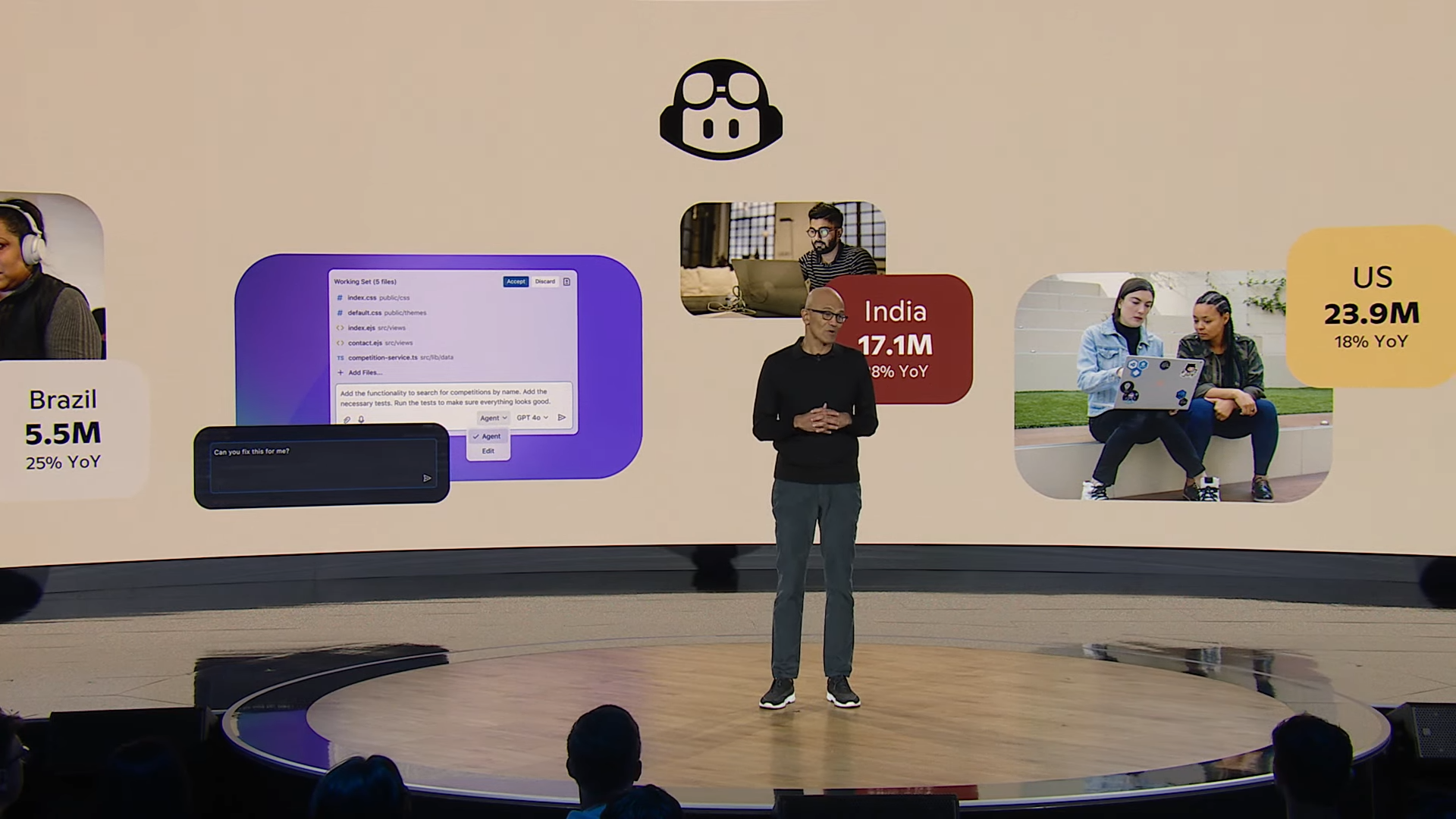 Satya Nadella, Copilot Event Avril 2025 - © Microsoft