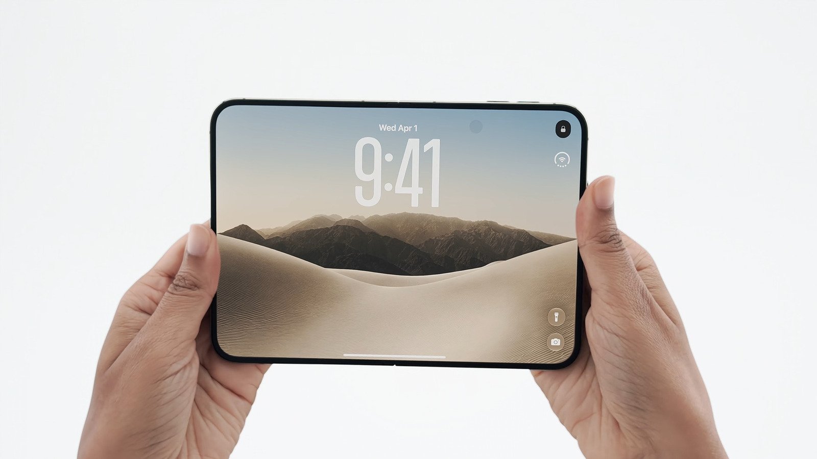 Et si l’iPhone Duo apportait une réponse au problème des smartphones devenus trop grands ? © Apple