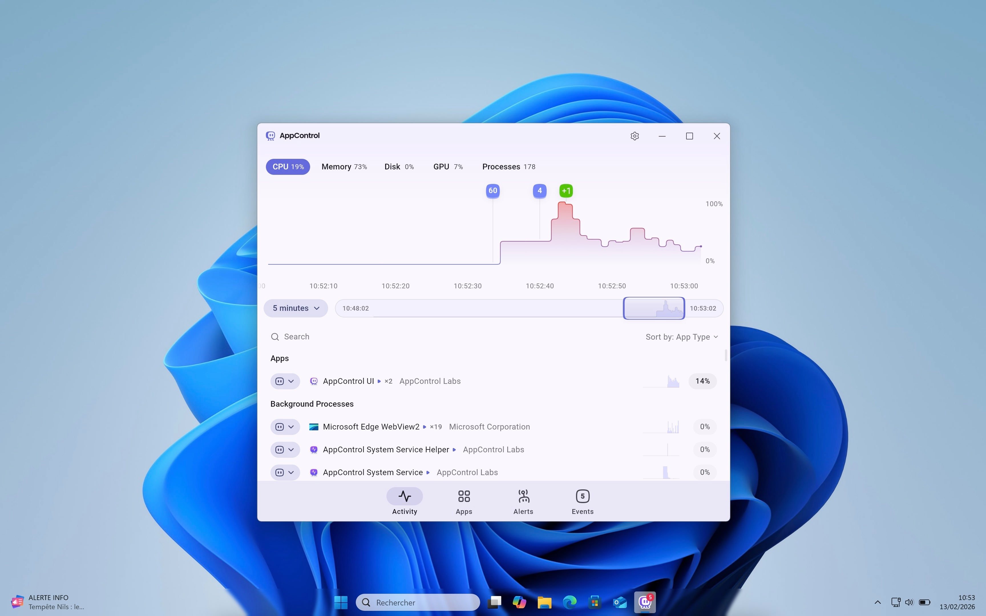 AppControl - © Naïm BADA