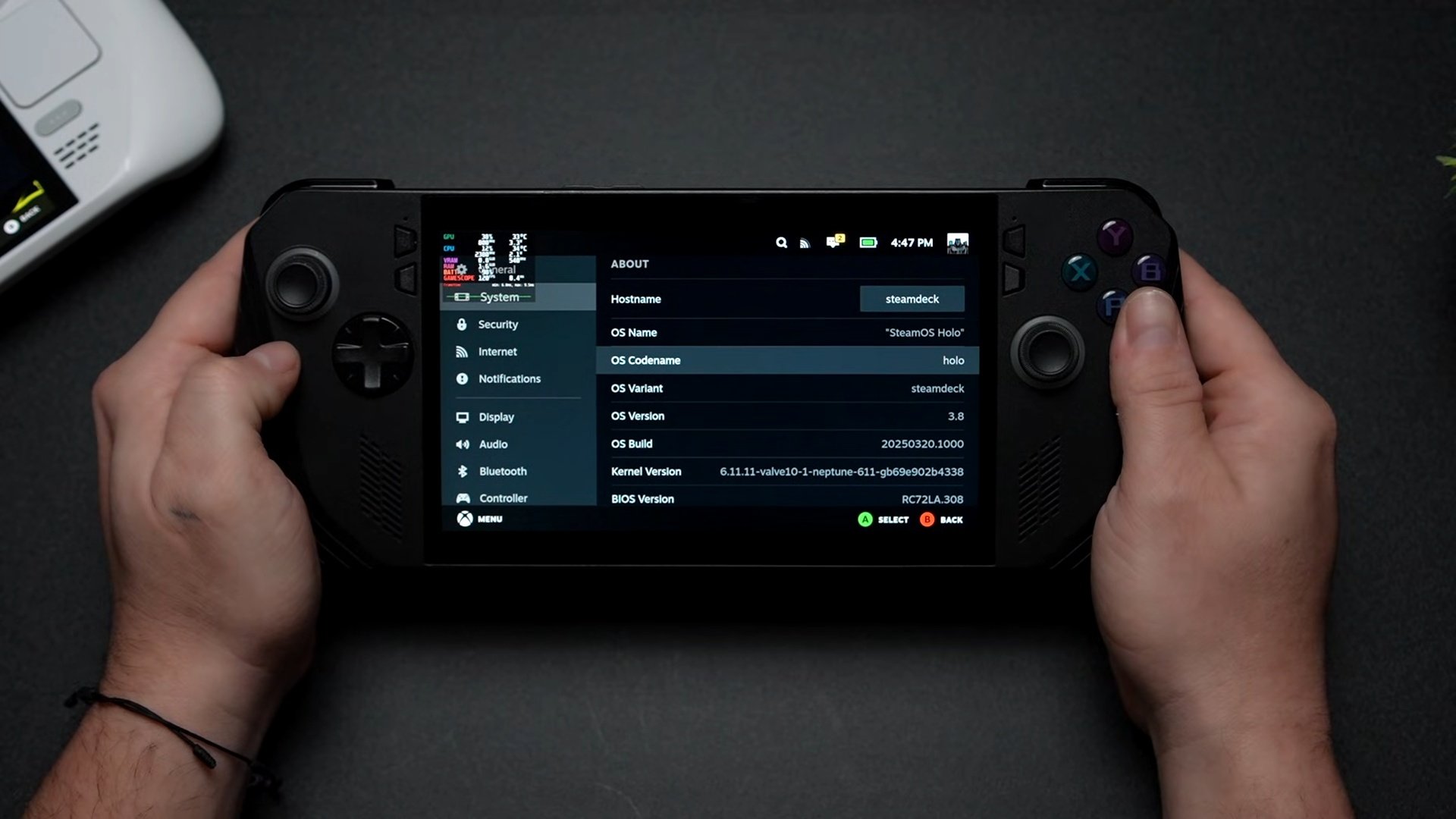 ROG ALLY X SteamOS - © ETA PRIME