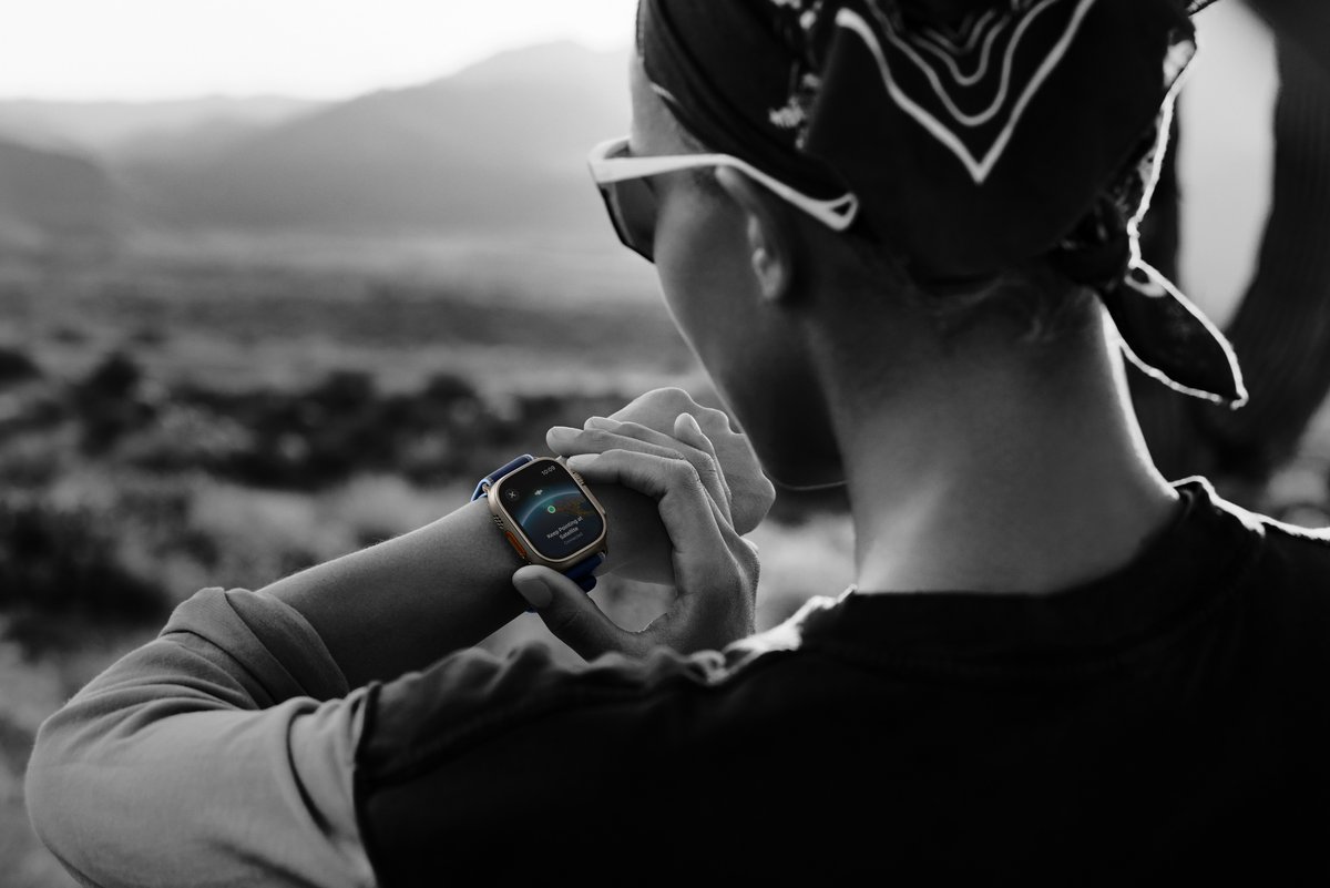 Une connexion satellite pour envoyer un message en pleine cambrousse ©Apple
