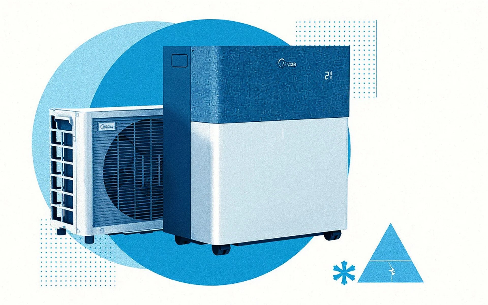 Le fameux climatiseur mobile PortaSplit dont tout le monde parle. ©Midea