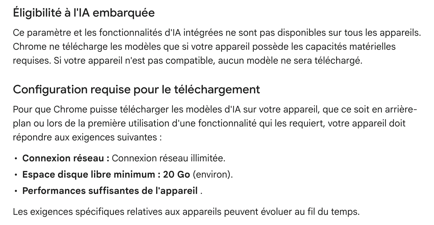 Il faut au moins 20 Go d'espace disque disponible. ©Charles Gouin-Peyrot pour Clubic
