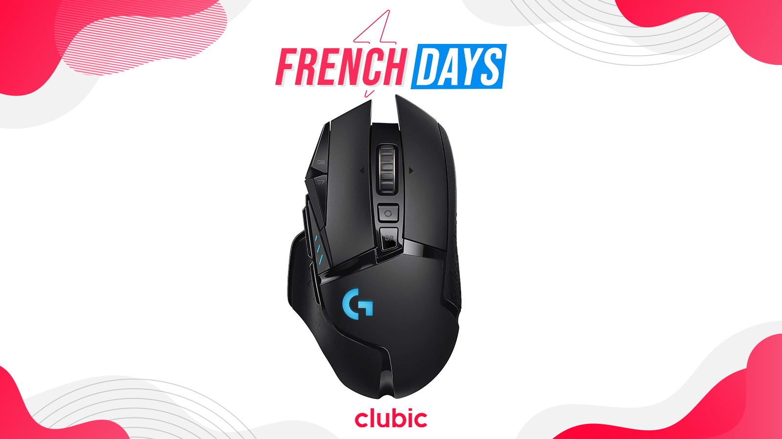 Logitech G502 LIGHTSPEED en promo pour les French Days