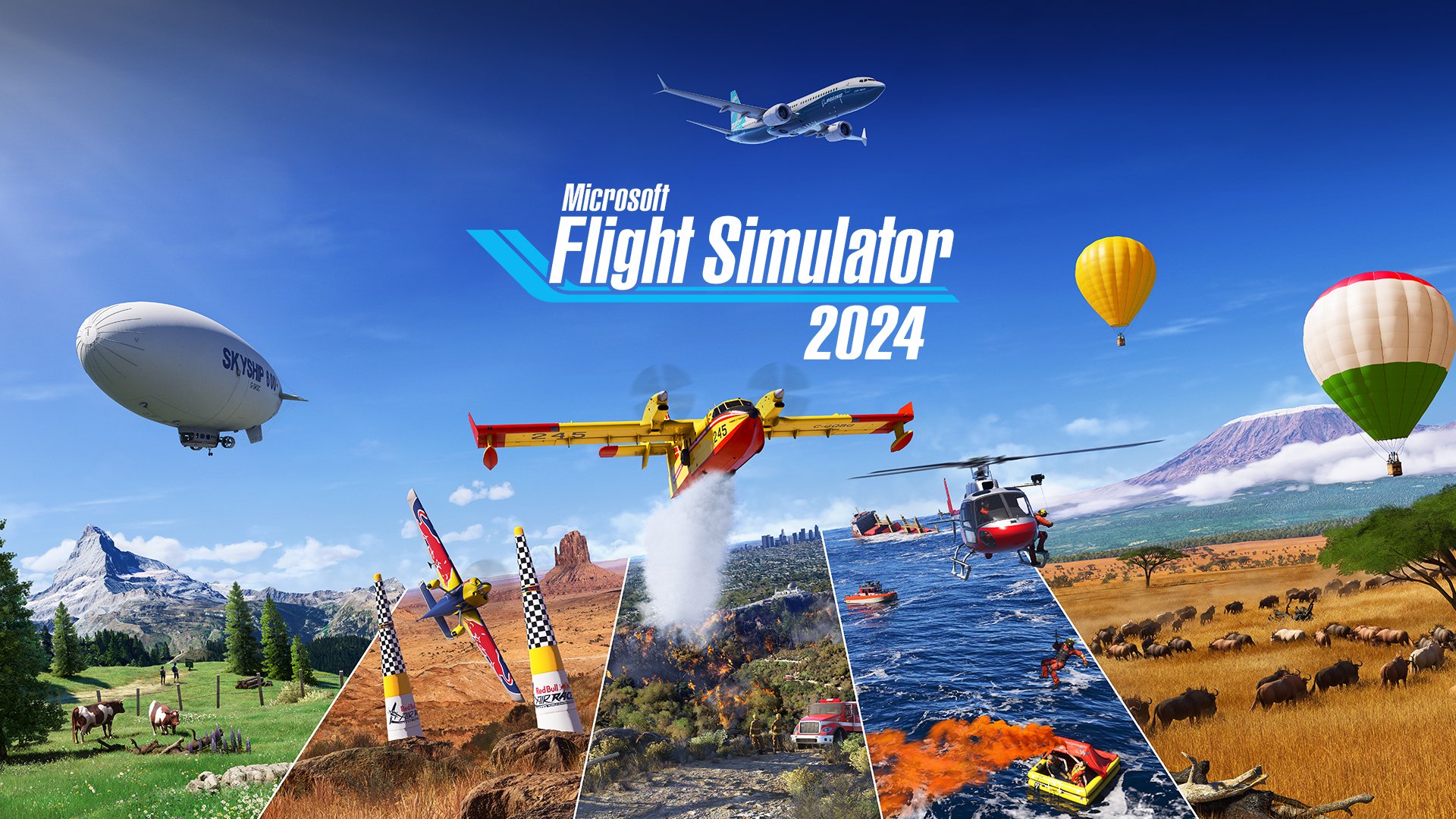 Flight Simulator 2024 se posera sur PlayStation 5 avant la fin de l'année. ©Microsoft