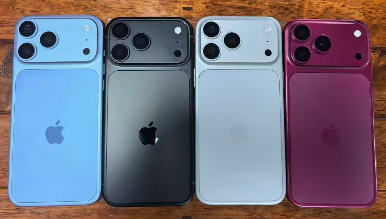 Apple n’a encore rien montré, mais les couleurs de l’iPhone 18 Pro commencent déjà à fuiter. © Sonny Dickson via X