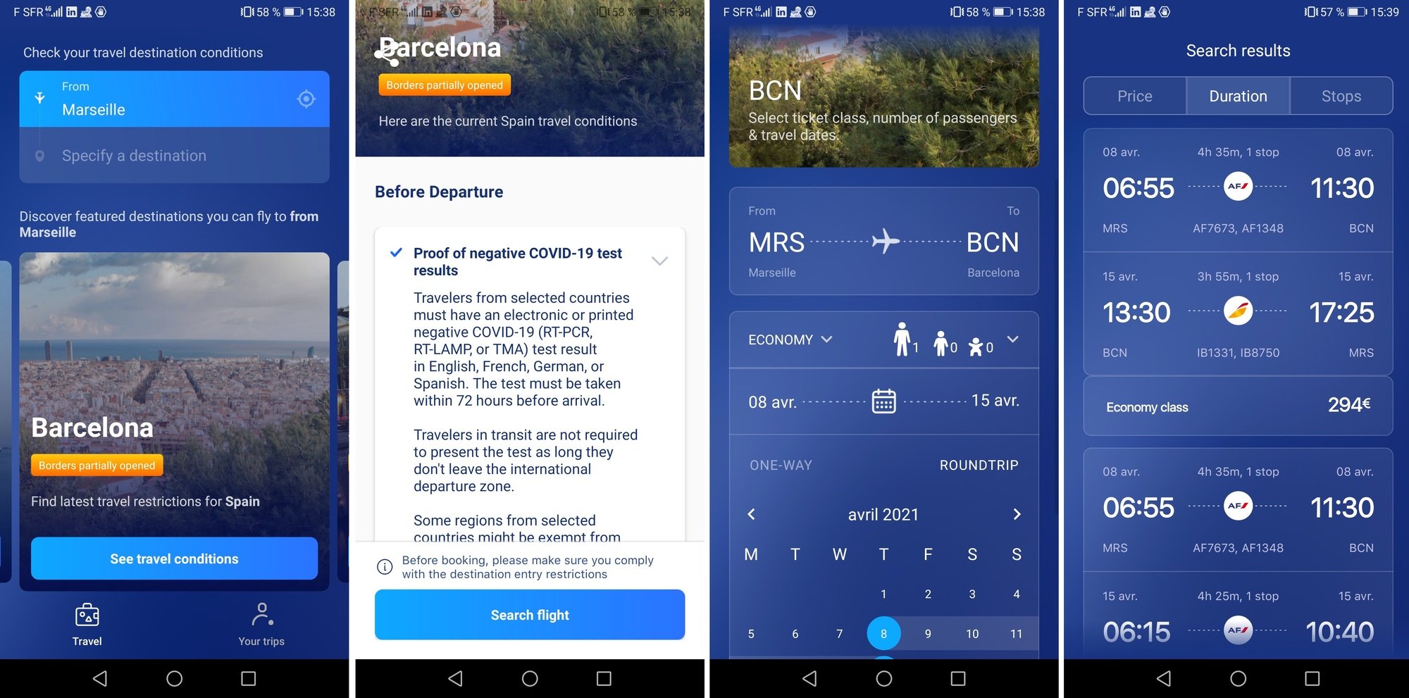Capture d'écran Tripset, par © Clubic