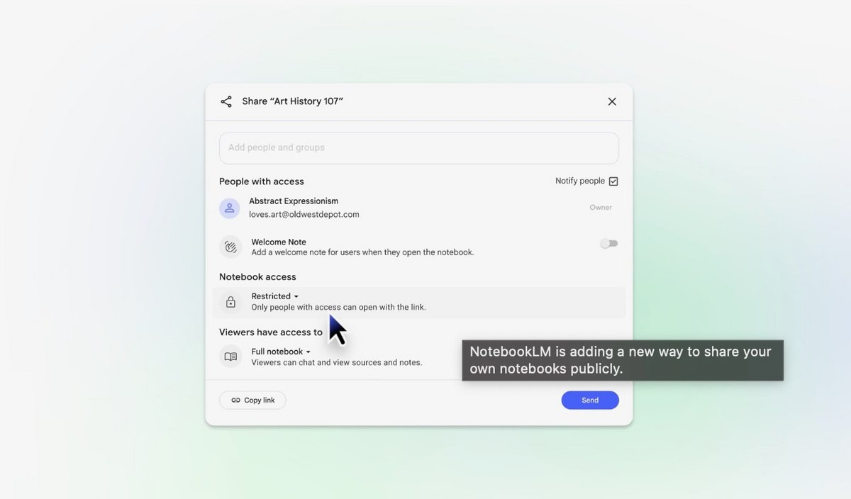 Une option de partage bien utile. ©Google