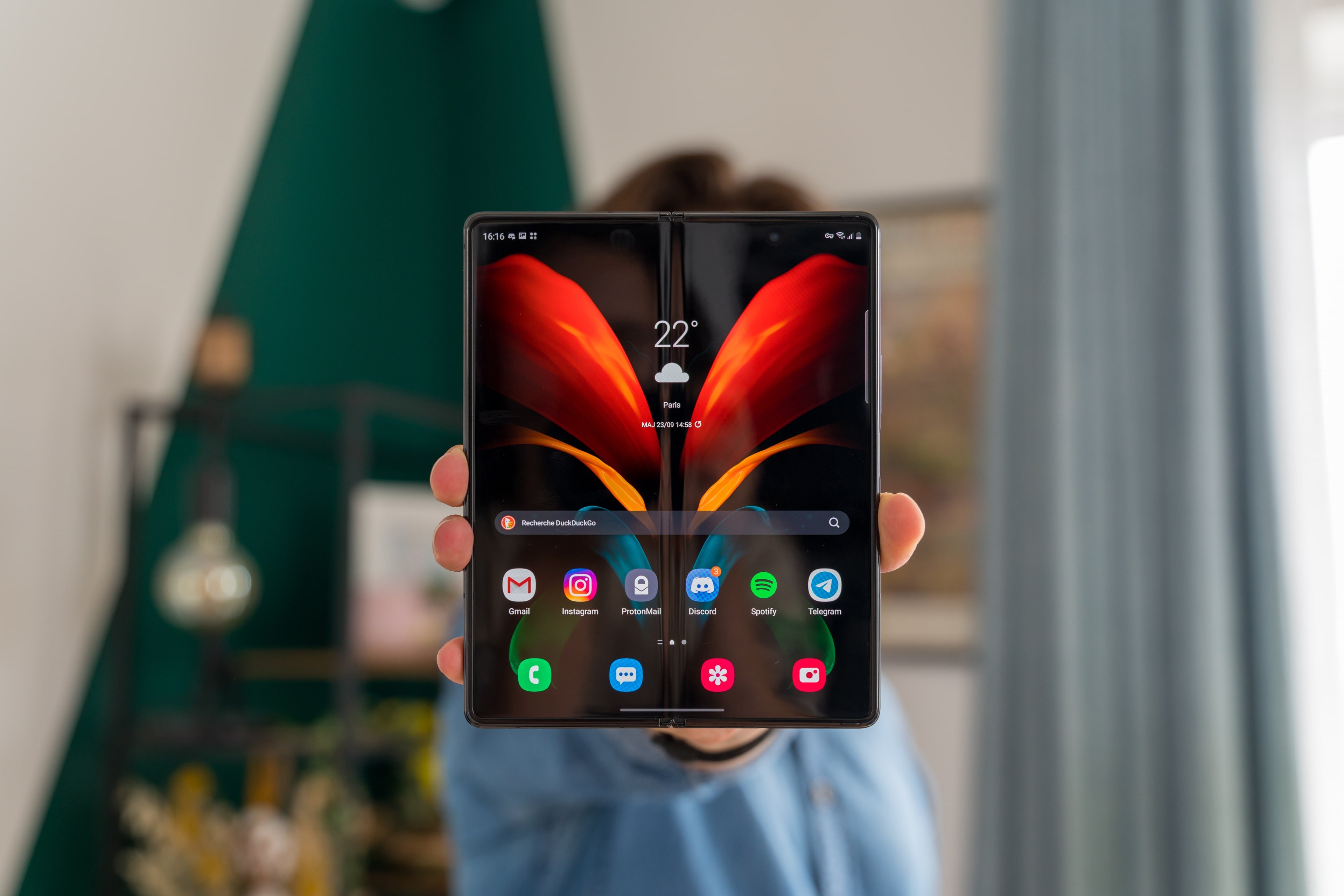 Le Galaxy Z Fold 2 © Pierre Crochart pour Clubic