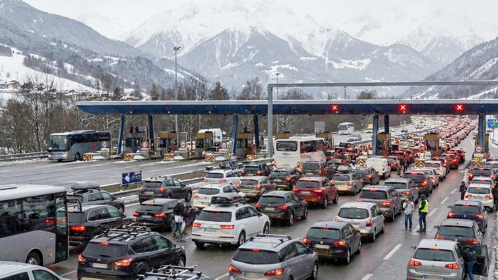 Départs de février : pourquoi le Pass Ulys Télépéage peut vous faire gagner du temps © Google Gemini
