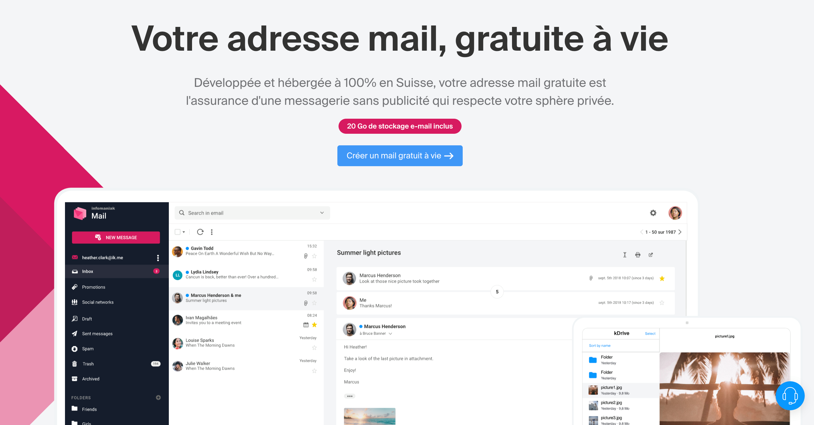 Clubic - Notre avis sur Infomaniak Mail