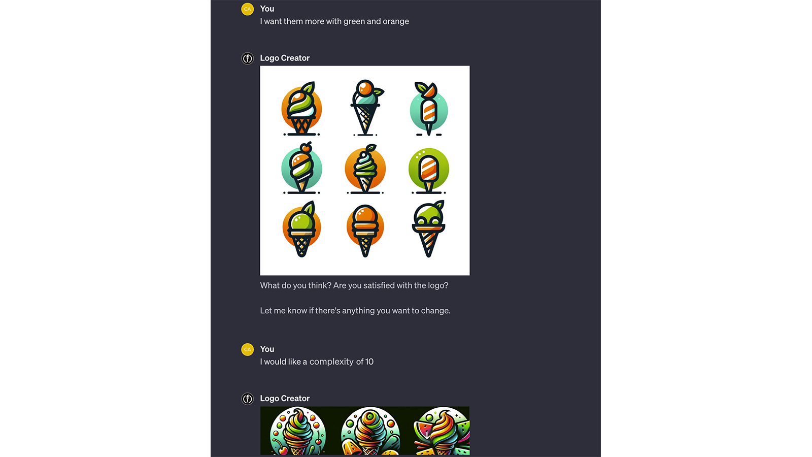 GPT Logo Creator © Pascale Duc pour Clubic