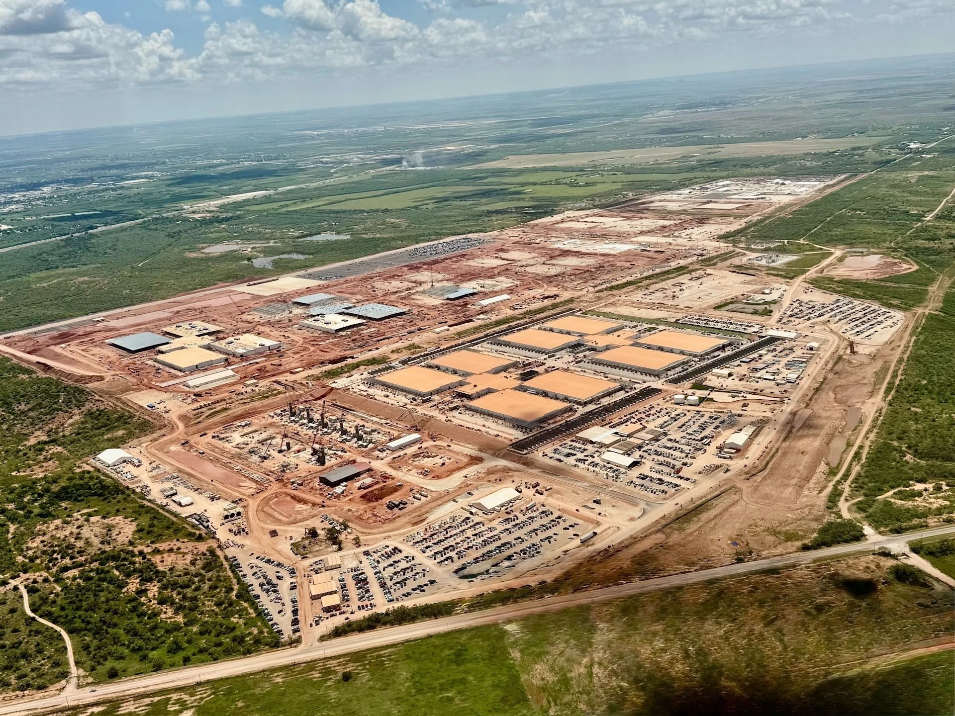 Chantier Stargate d'Abilene, Texas, juillet 2025. © OpenAI
