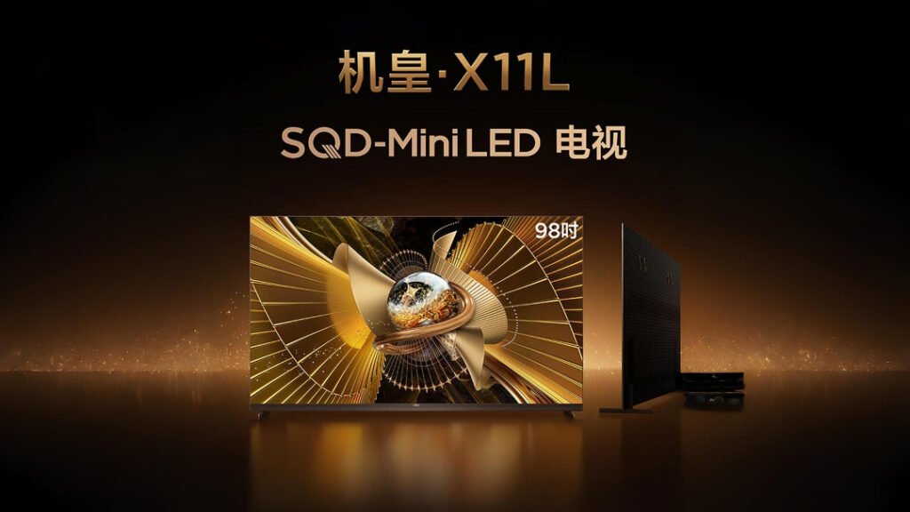 Le TCL X11L adopte une nouvelle approche, le "Super Quantum Dots MiniLED". © TCL
