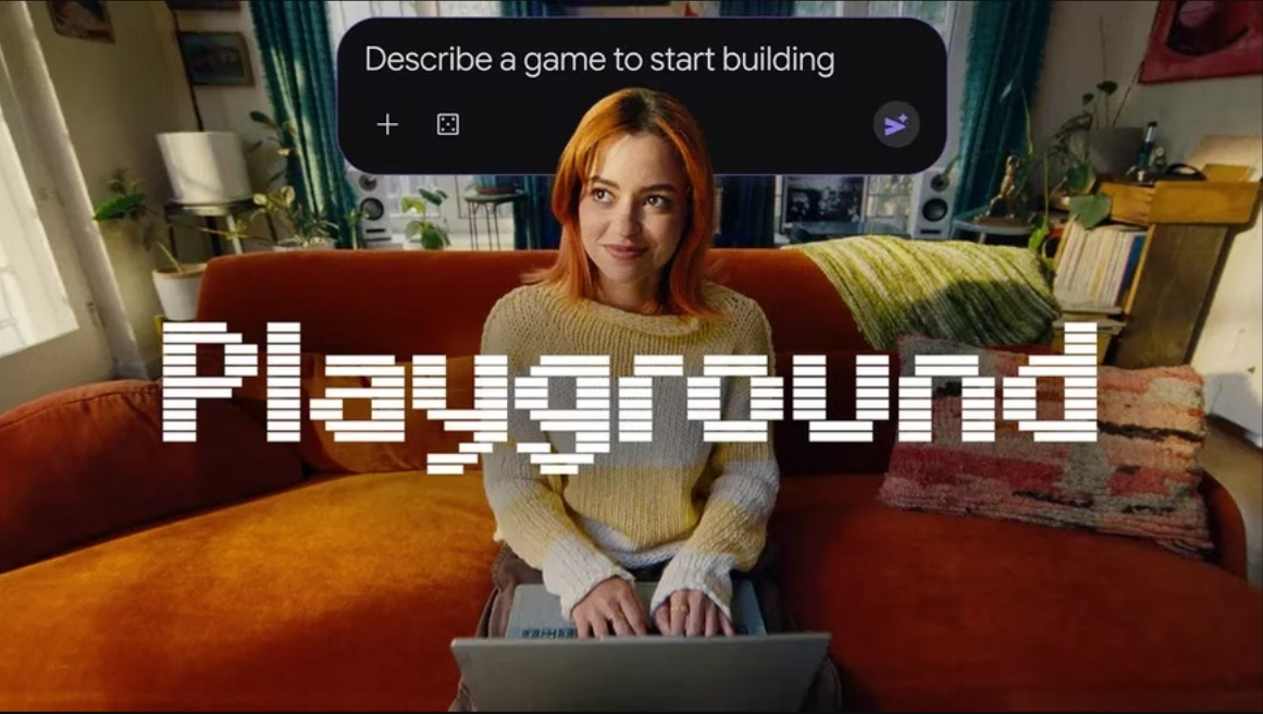 Google Labs lance Playground, une IA pour créer des jeux vidéo sans coder