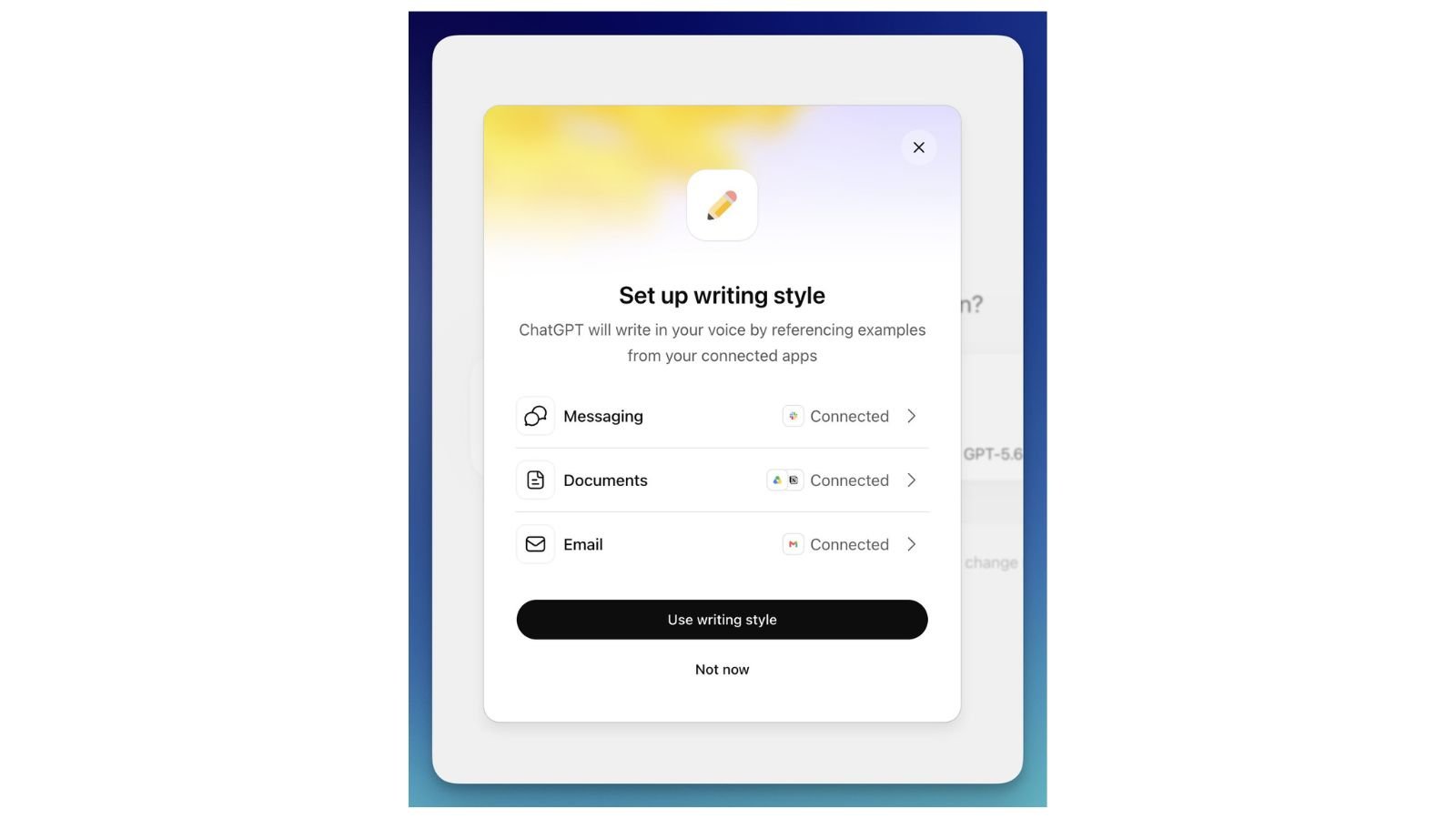 Une fonctionnalité en cours de test a été repérée par un utilisateur. ©OpenAI/Gael Breton