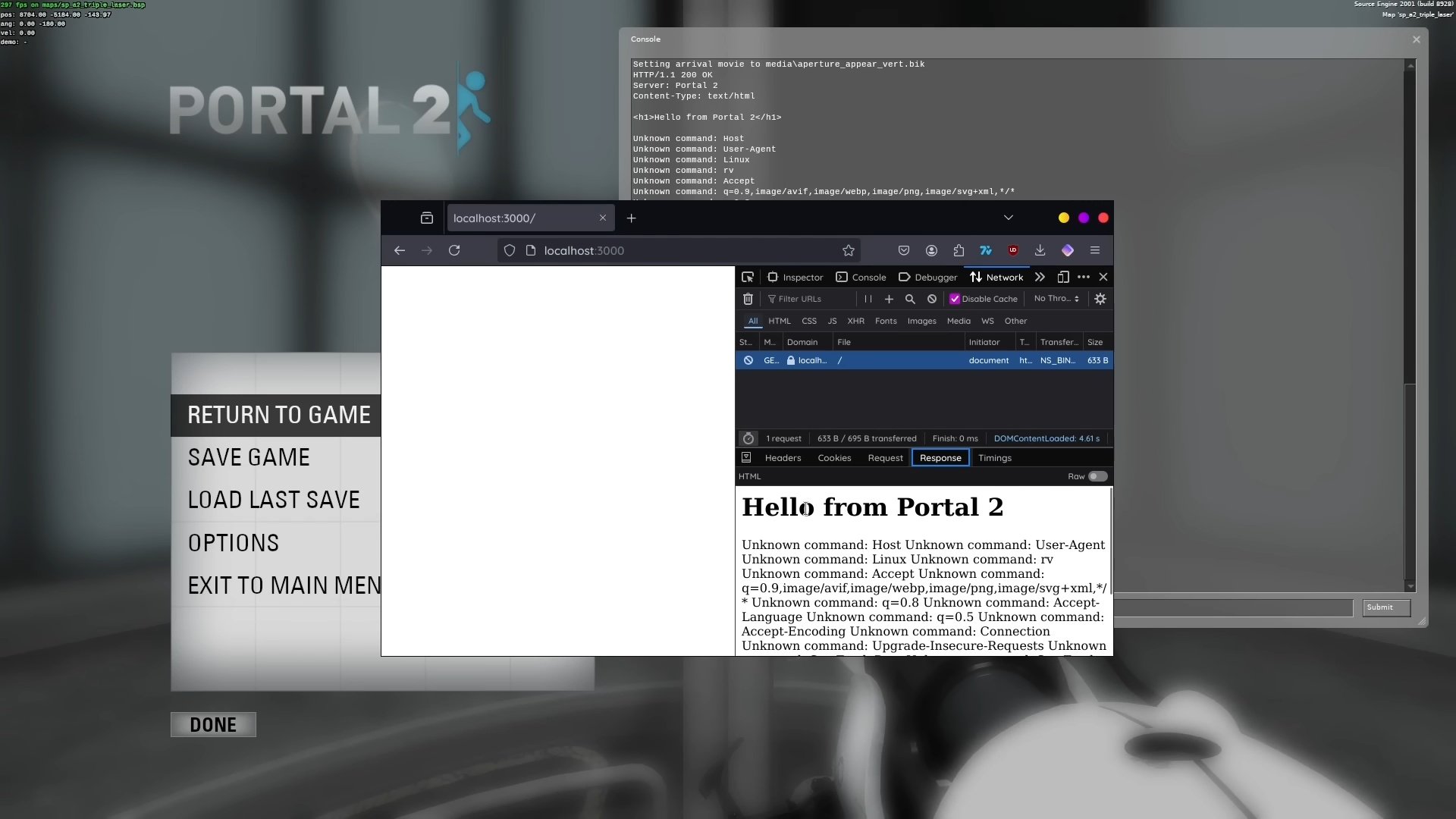 Il a fallu un peu de deboggage pour arriver à un résultat satisfaisant. © PortalRunner/YouTube