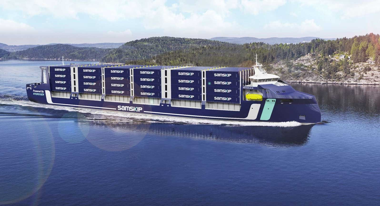 L'hydrogène est-il une solution viable pour le transport maritime ? © Samskip