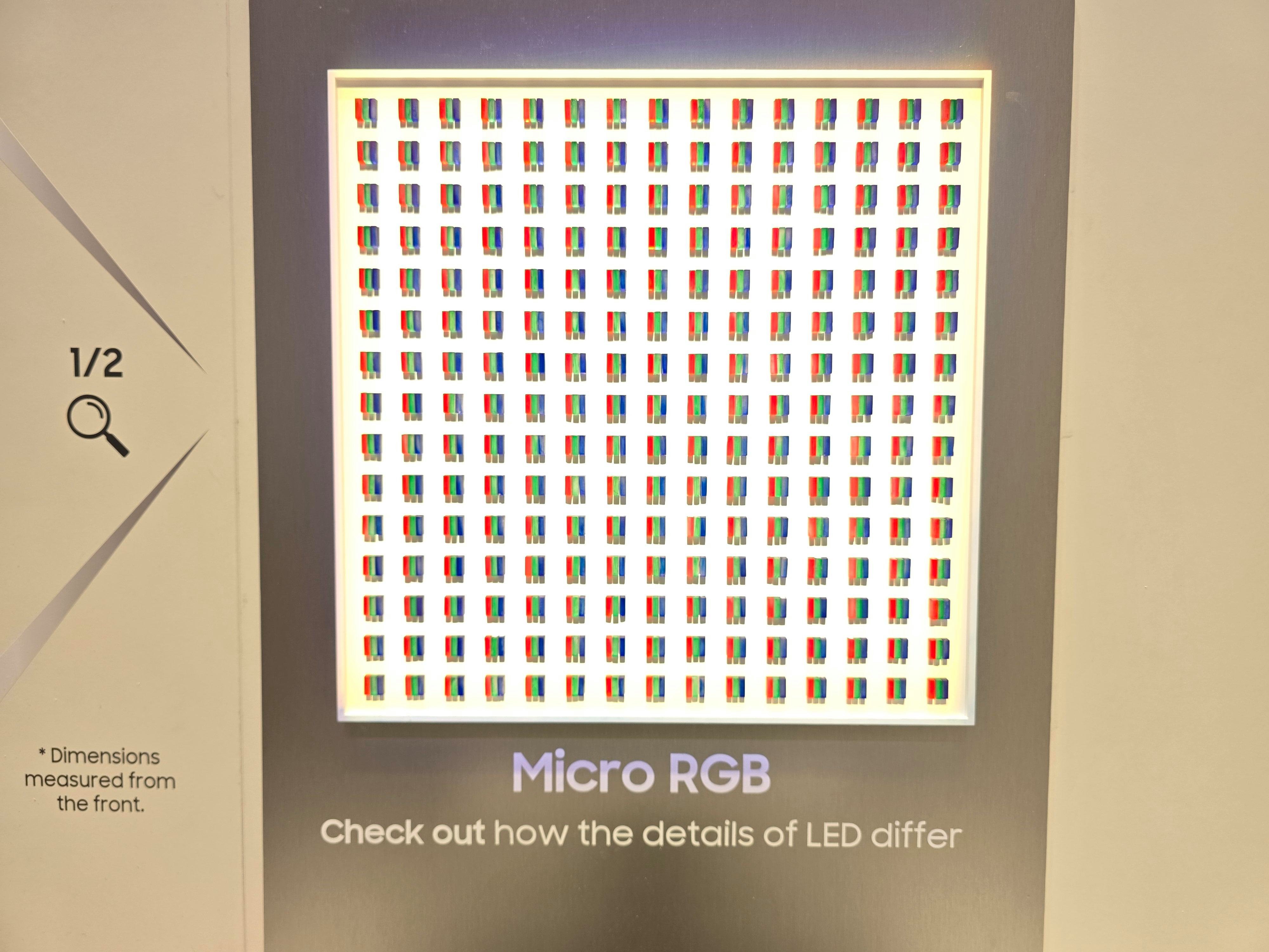 Les micro-LEDs RGB © Matthieu Legouge