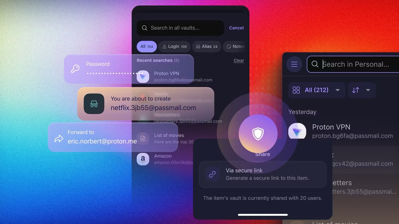Cette offre spéciale pour la Cyber Week vous permet d'obtenir -50% de réduction pour Proton Pass.