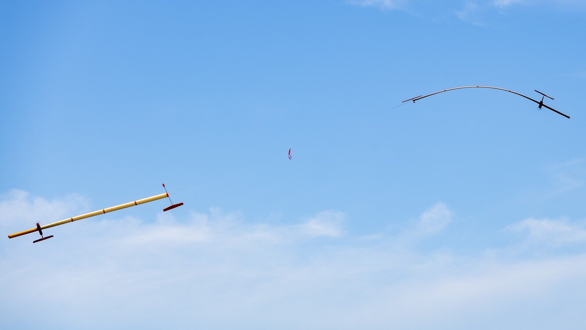 Le drone expérimental Heliblade, lors de son vol d'essai. © Armée de l'Air et de l'Espace