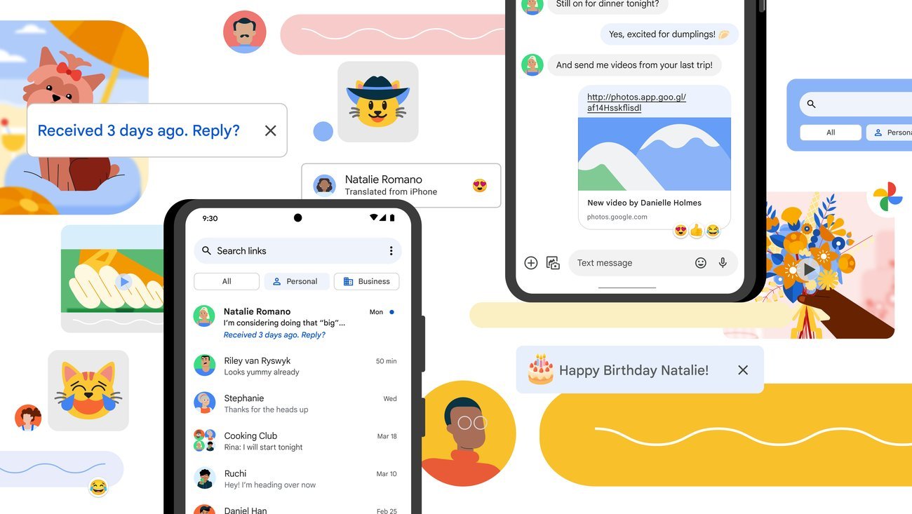Google Messages prend en charge RCS