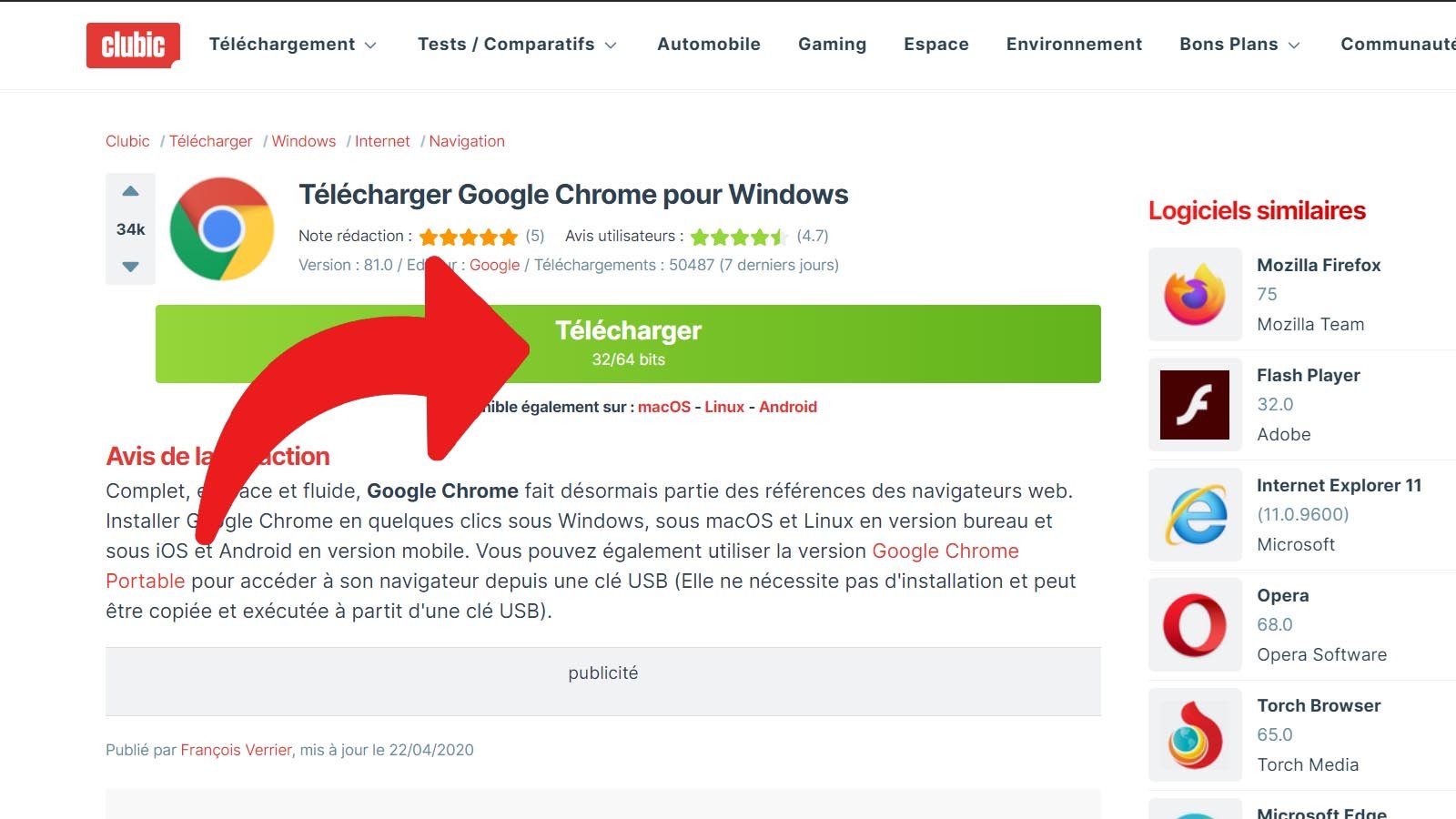 Windows 10 installer logiciel