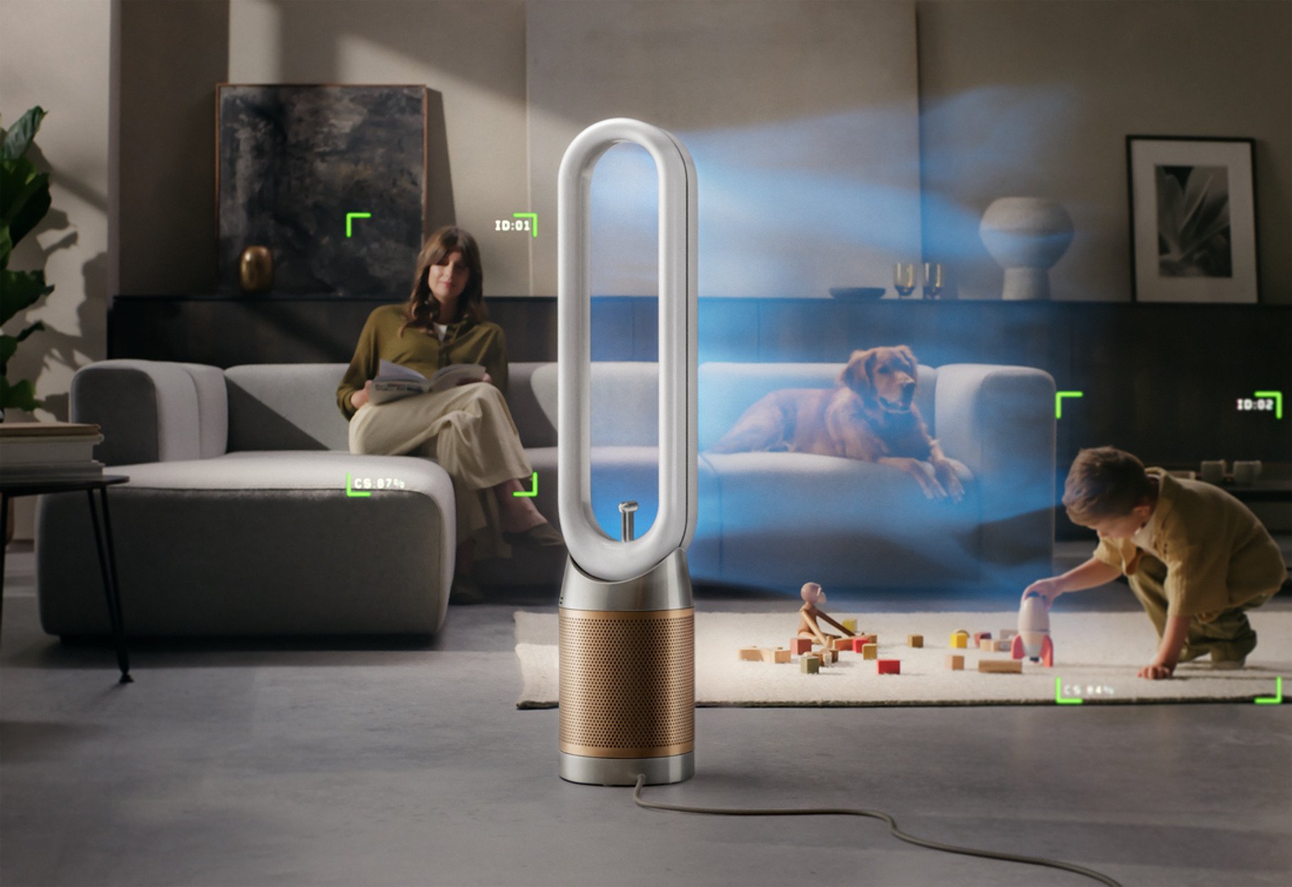 L'appareil peut détecter plusieurs personnes dans la pièce ©Dyson