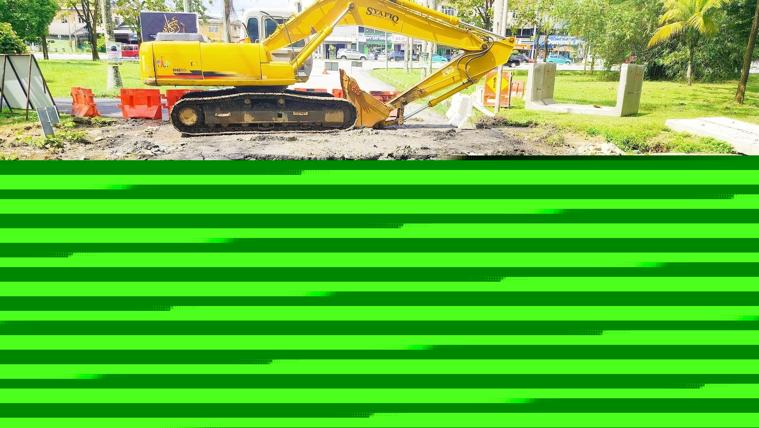 Des conducteurs ont été piégés par un pont effondré comme celui-ci © Fauzi Muda / Shutterstock