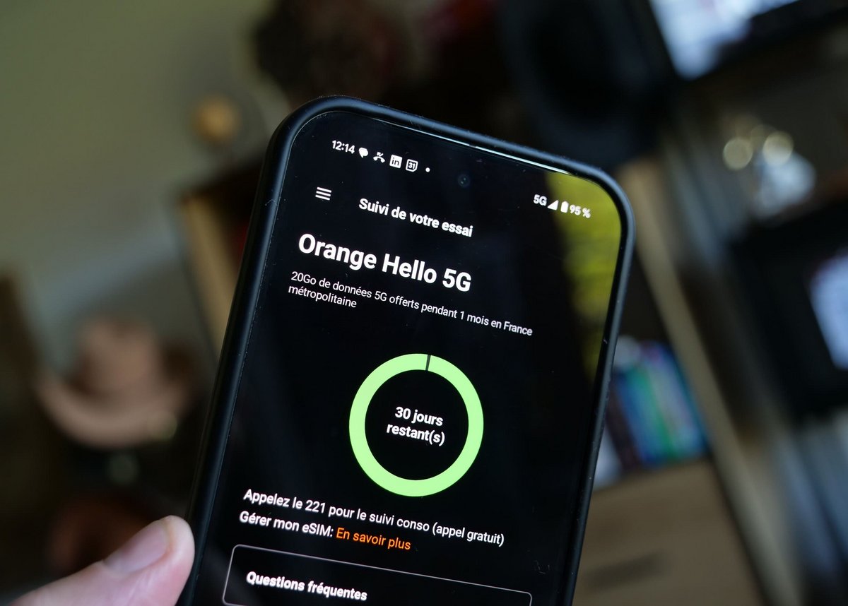 Orange Hello 5G, une application et une très bonne idée de l'opérateur historique © Alexandre Boero / Clubic