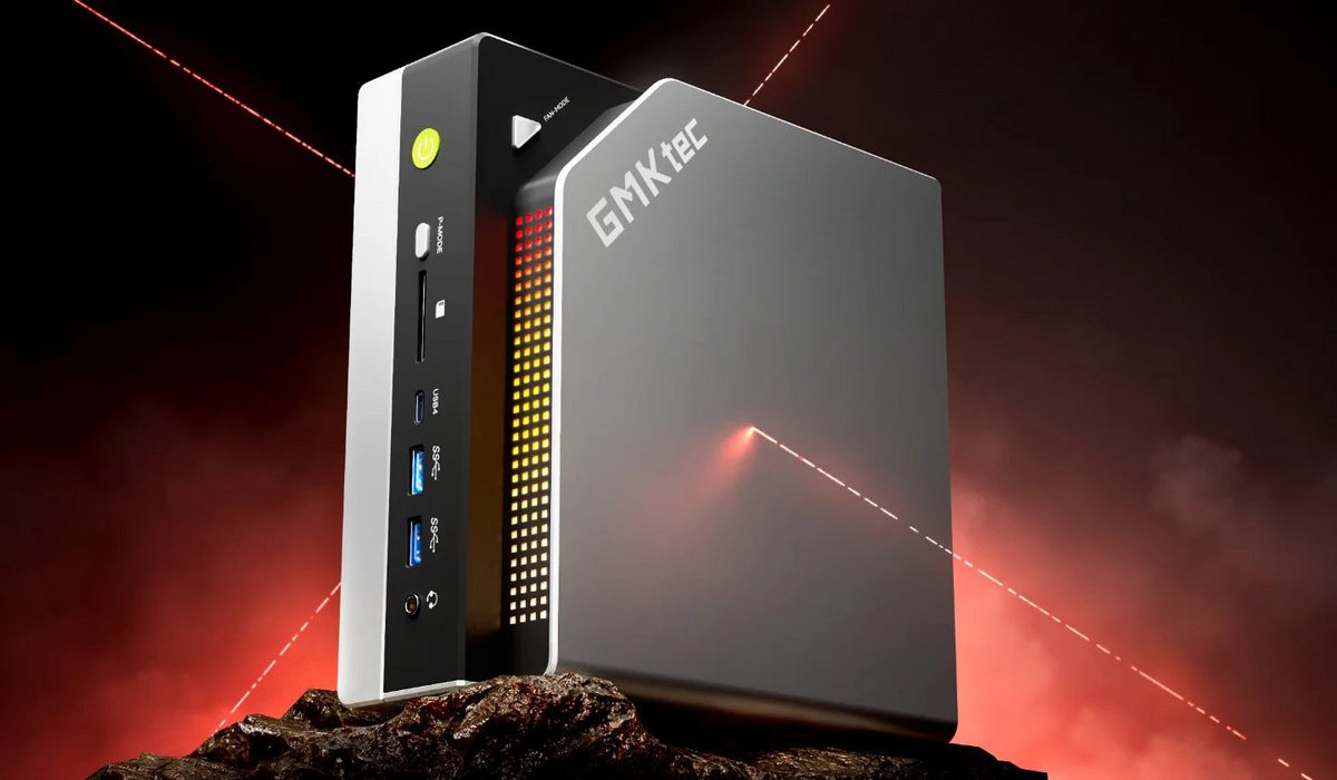 Une jolie machine au design plus original que de coutume. ©GMKtec