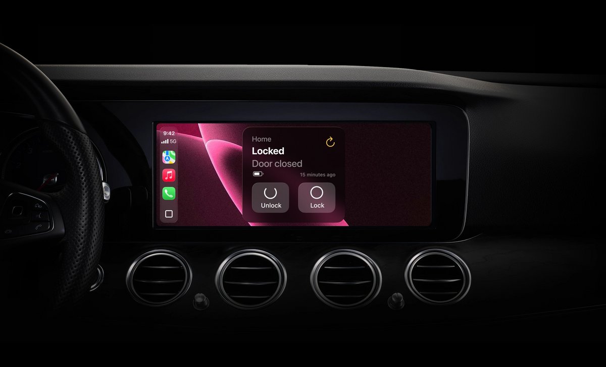 Une intégration possible via CarPlay, le système embarqué d'Apple ©Nuki