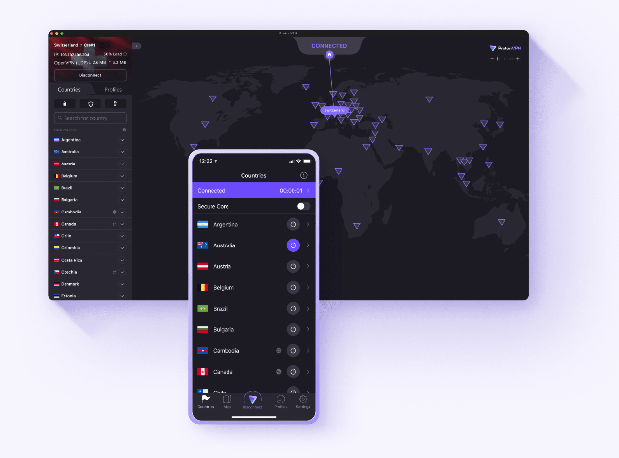 Profitez d'une connexion ultra sécurisée