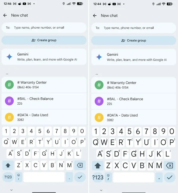 Modification de la taille des lettres sur le clavier de Gboard. ©PhoneArena