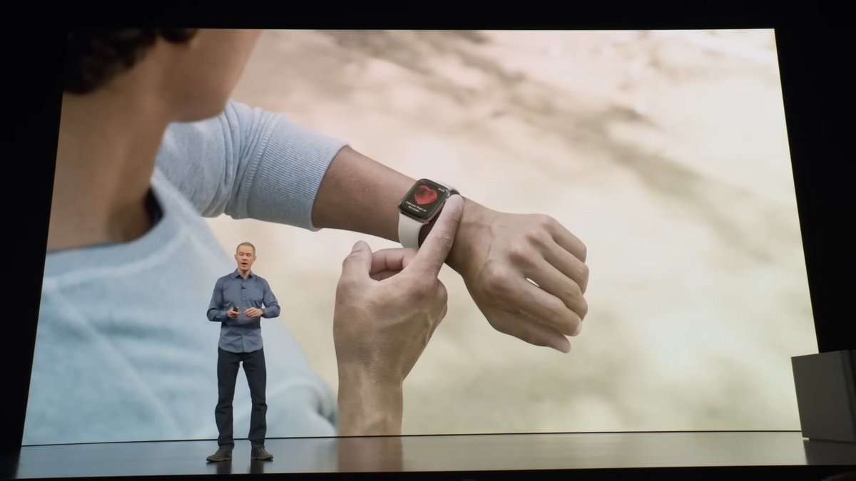Williams présente l'Apple Watch Series 4 en 2018 - © Apple