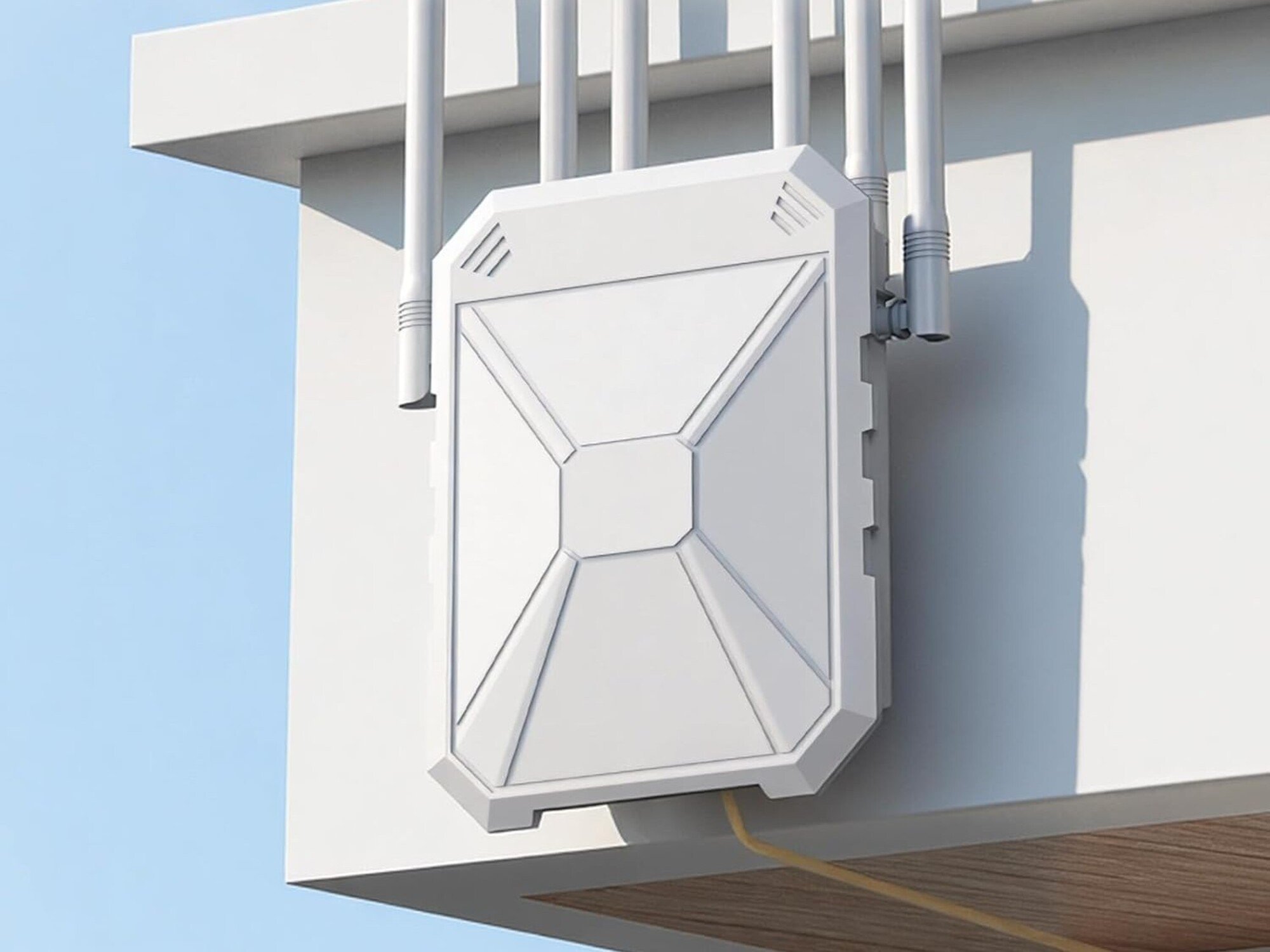 Le routeur Wavlink Aerial HD6 AX1800, l'un des deux épinglés par l'ANFR. © QING UG