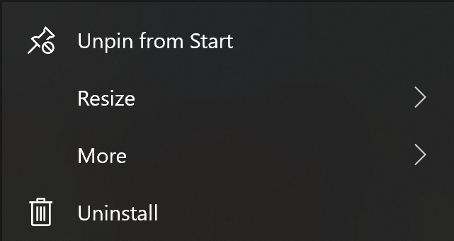 Depuis la mise à jour facultative de février, les jump lists ont disparu du menu du clic droit de nombreux utilisateurs et utilisatrices. © Wildbilly via le Hub de commentaires Windows 10