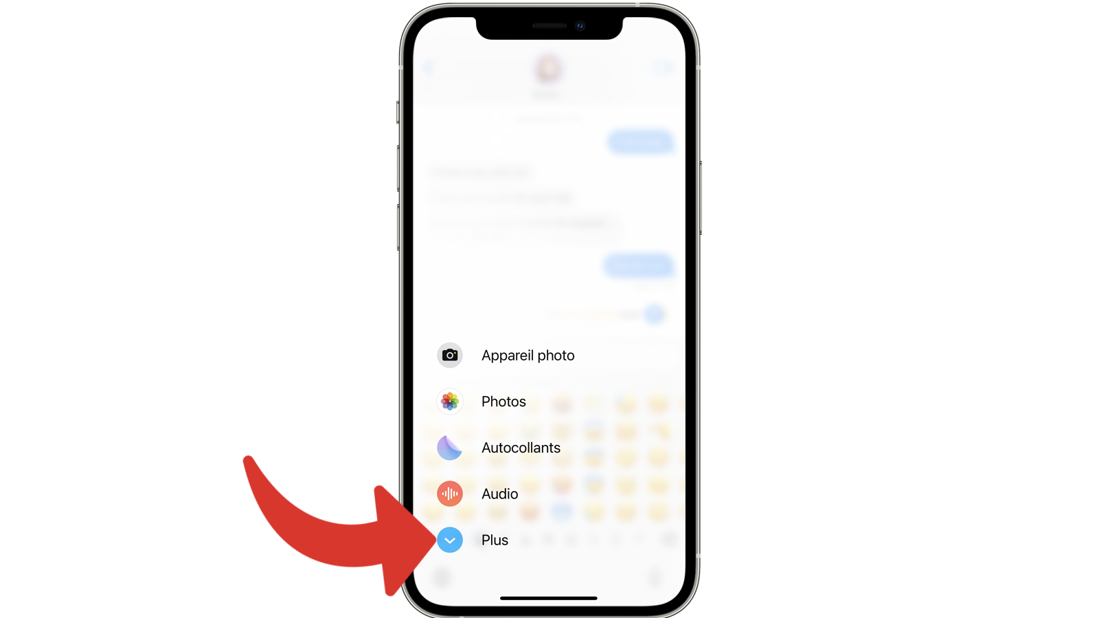 Accéder à plus d'options pour le message © Clubic