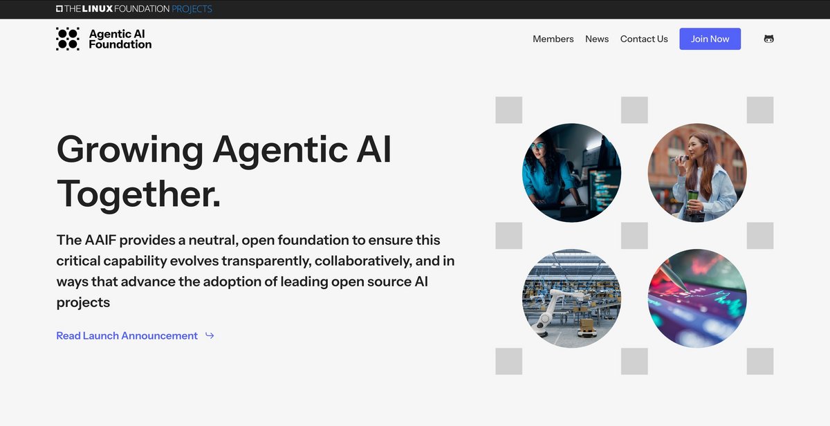 Une fondation chargée de standardiser l'IA agentique. ©The Linux Fondation
