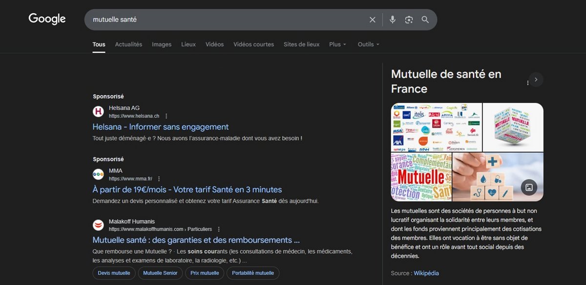 Sur son blog, Google indique : "Nous avons également ajouté une nouvelle option « Masquer les résultats sponsorisés » qui vous permet de réduire les annonces textuelles d'un simple clic pour vous concentrer uniquement sur les résultats organiques" - ©Mélina Loupia / Clubic