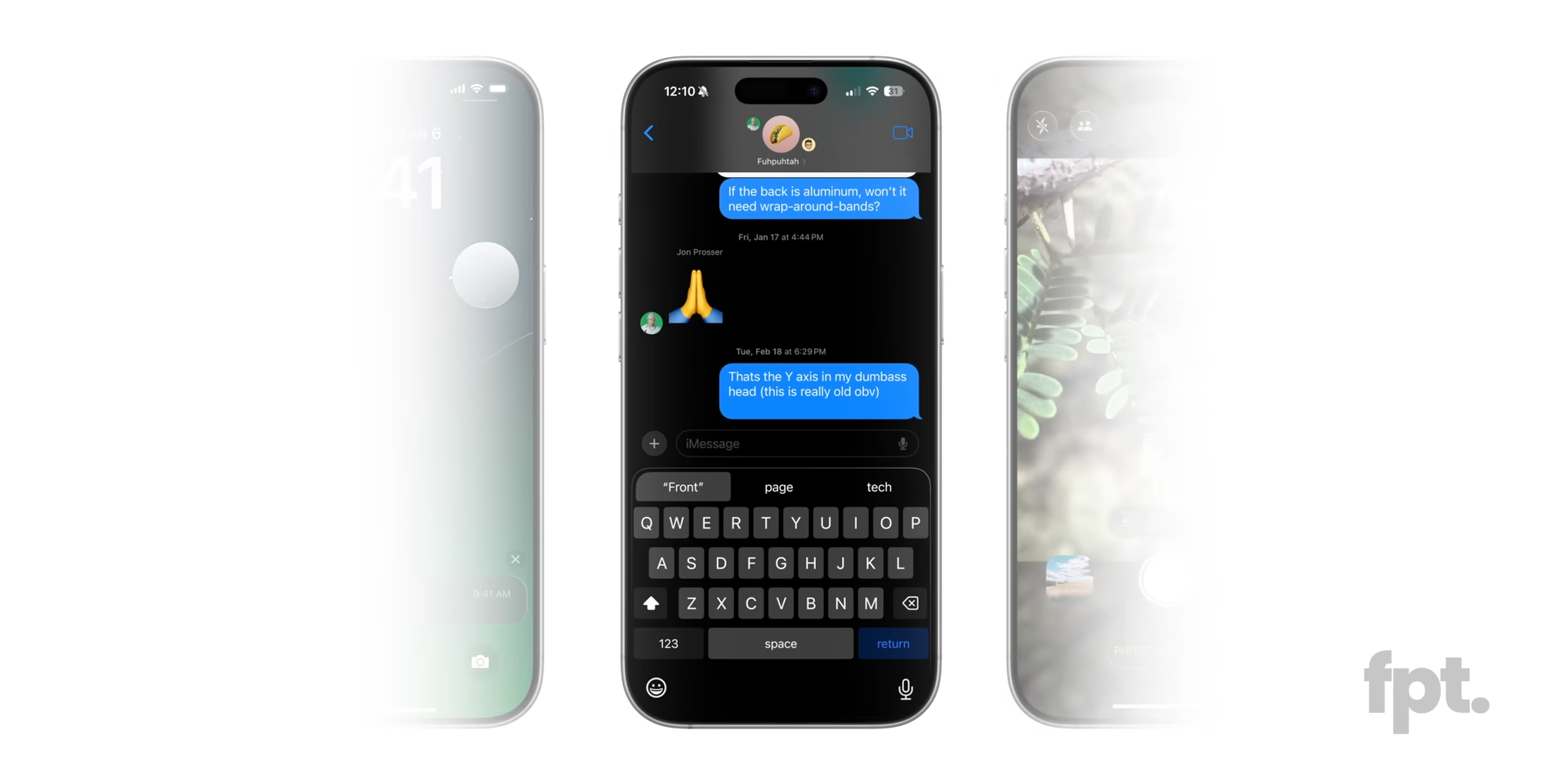iOS 19 concept iMessage - © FPT/YouTube