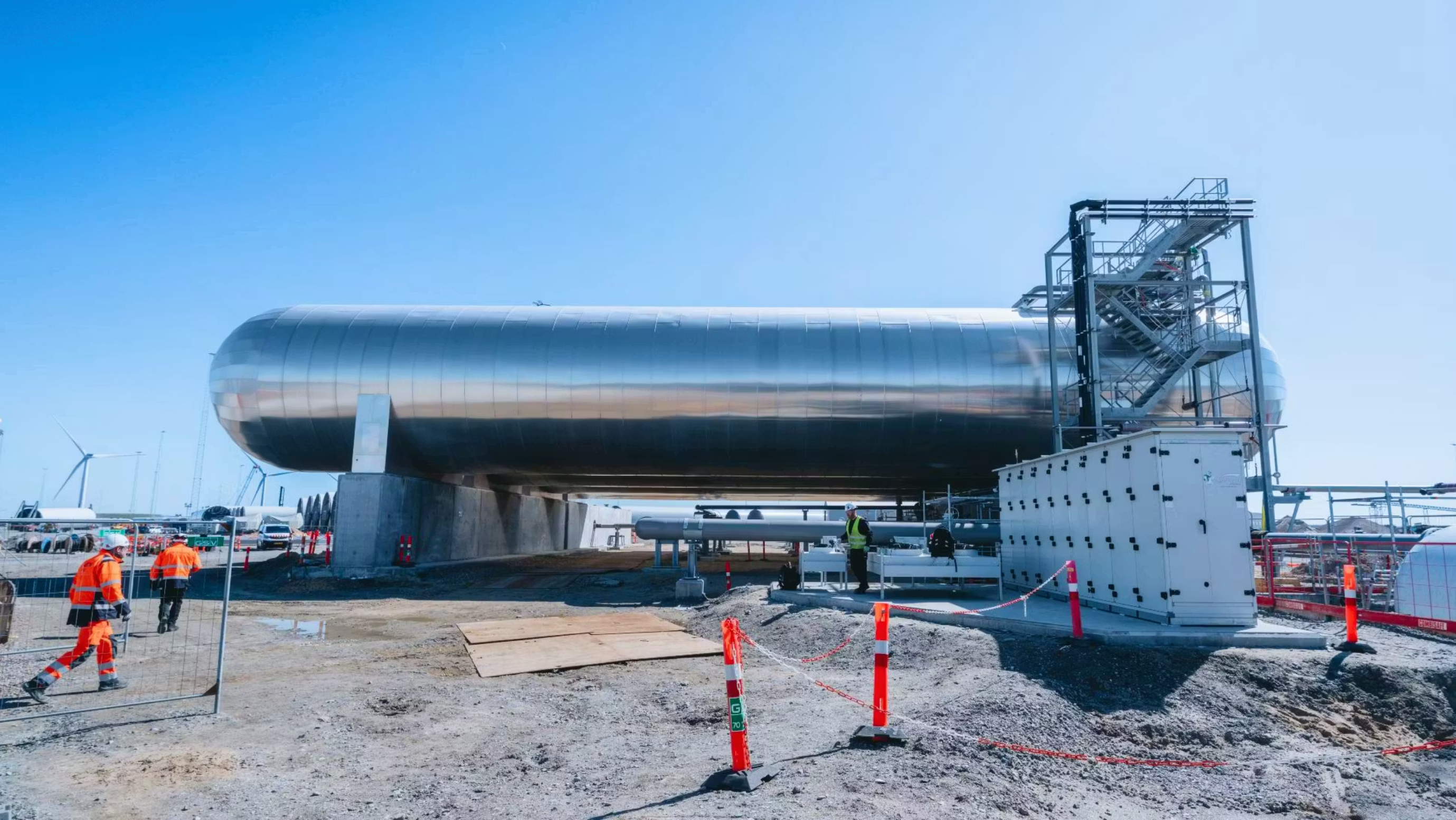 L'immense site de stockage de CO2 réalisé au Danemark © Greensand