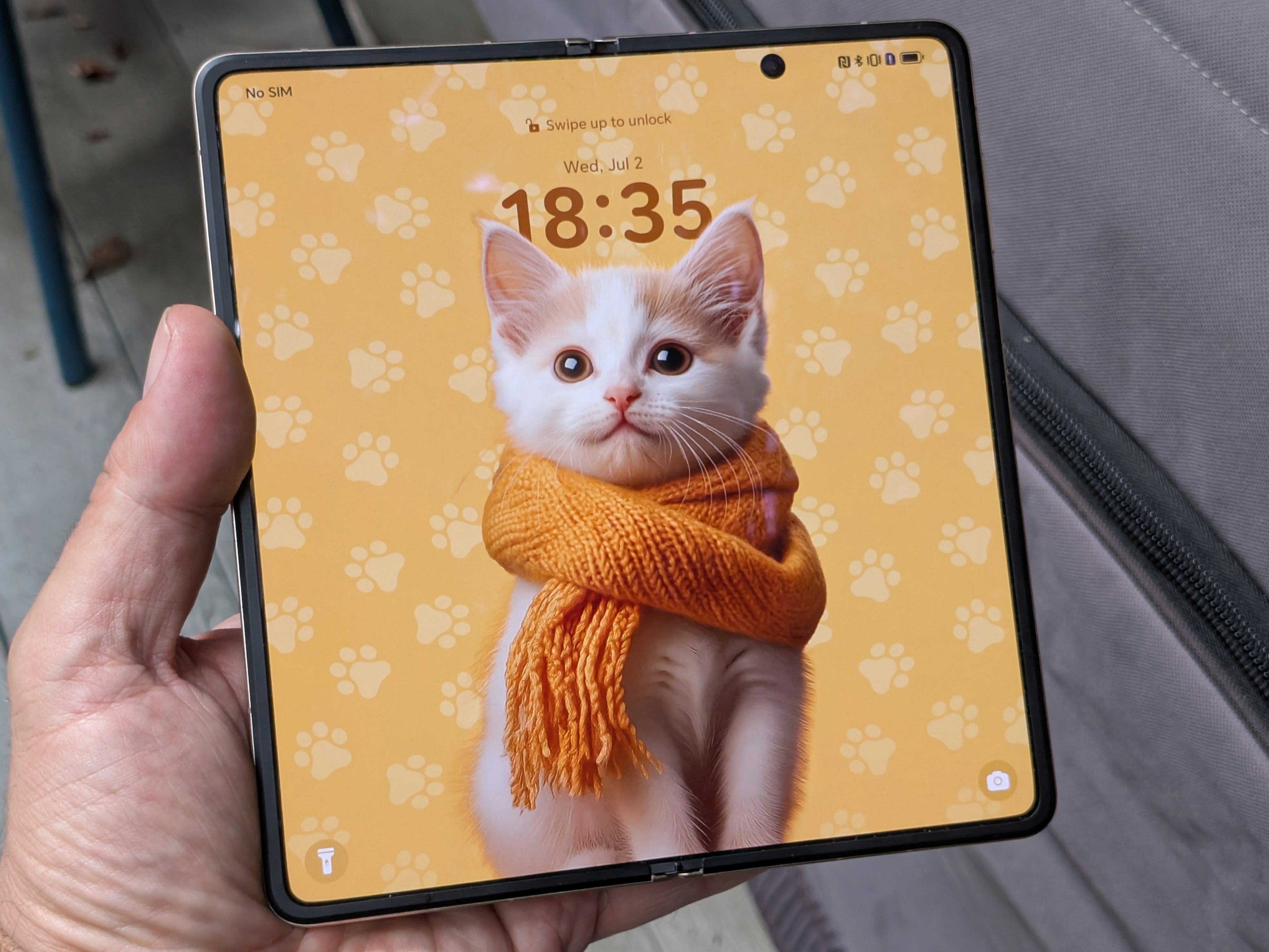 Le smartphone pliant Honor Magic V5. ©Nicolas Guyot pour Clubic