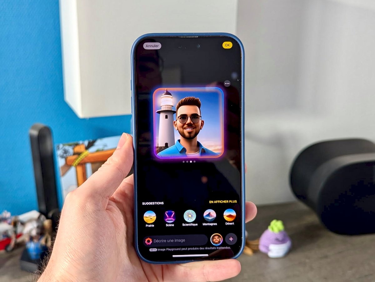 Des nouveautés pour Image Playround avec iOS 26 © Mathieu Grumiaux pour Clubic