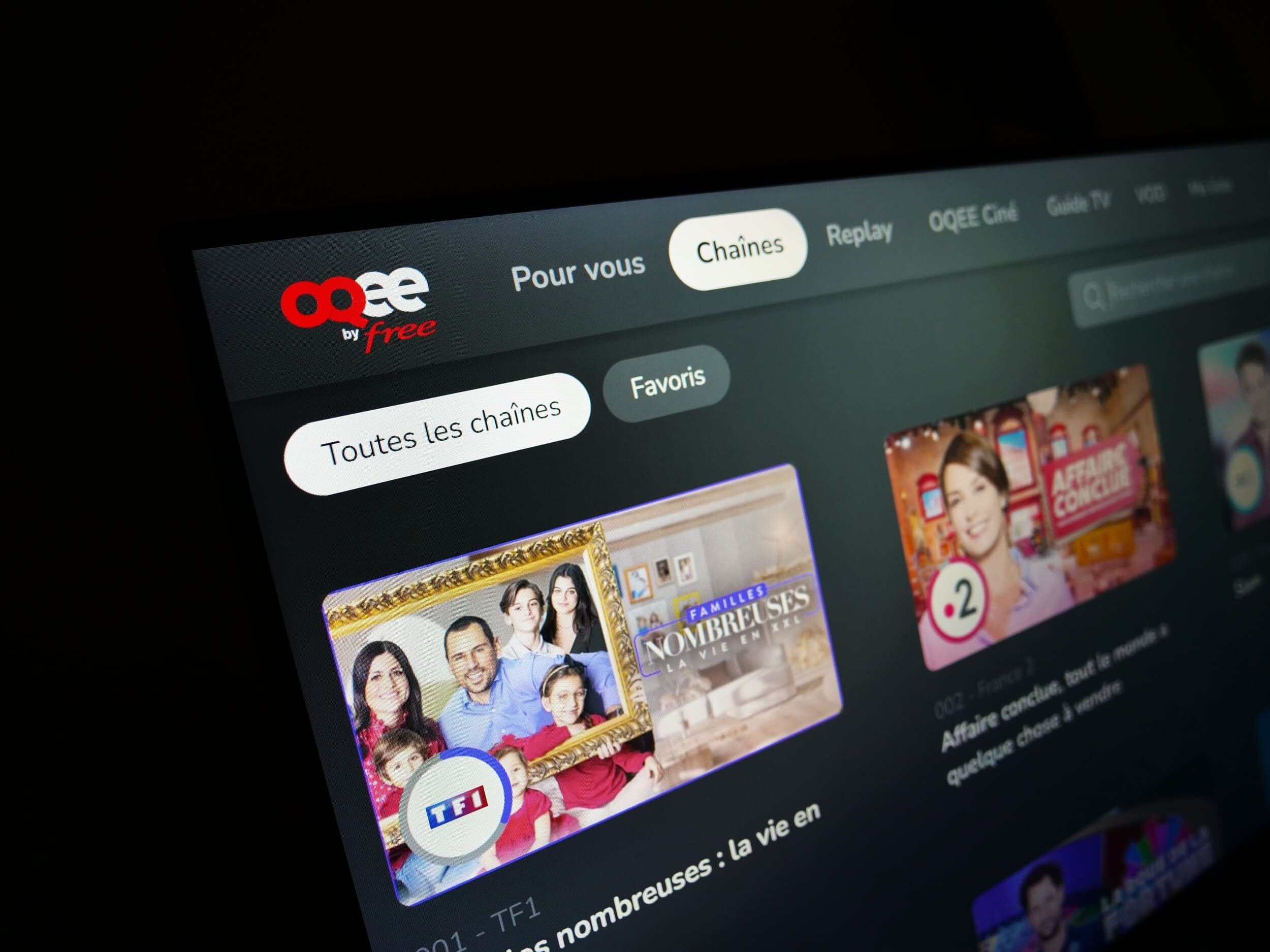 Freebox TV et l'appli OQEE by Free s'enrichissent de nouvelles chaînes © Alexandre Boero / Clubic