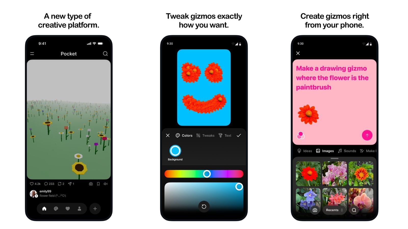 Une app de vibe-coding pour créer des mini-jeux. ©Meta