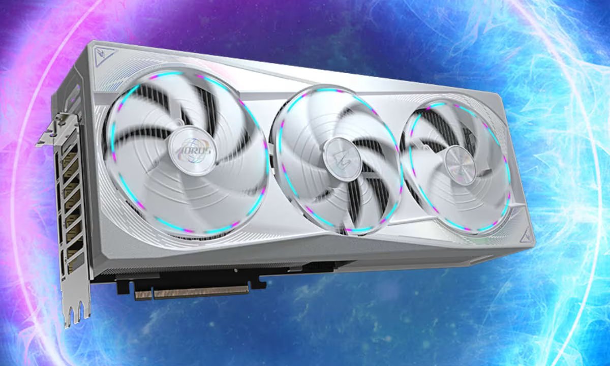 La première carte incriminée est une Aorus RTX 5080 Master Ice. ©Gigabyte